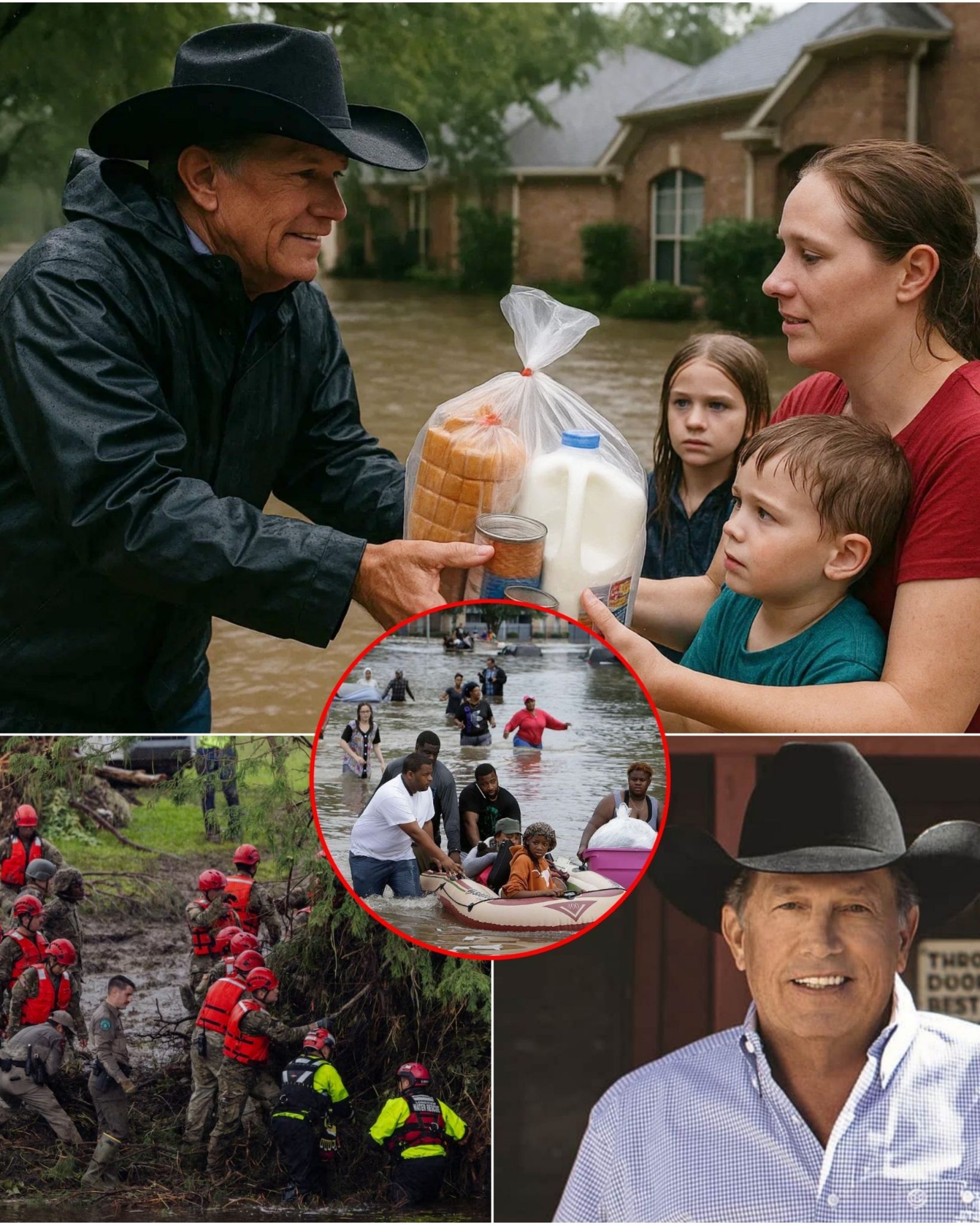 “Amid the pain caused by the historic flood in Texas, George Strait ...